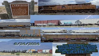 Freight Train Graffiti Bench Carrizozo New Mexico [upl. by Elinor90]