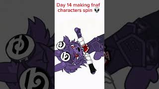 Day 14 making fnaf characters spin gacha fnaf  request by ElizabethaftonistheBESTe2p [upl. by Anerhs]