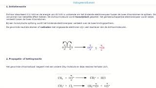 4 Homolytische substitutie [upl. by Bertsche]