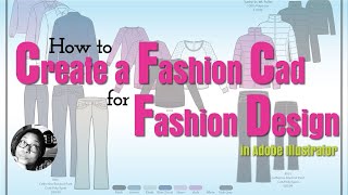 How to Create a Fashion Cad for Fashion Design [upl. by Keg]