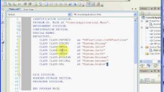 NetCOBOL for NET Tutorial COBOL Calling VB NET [upl. by Enelym]