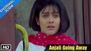 Anjali Going Away  Emotional Scene  Kuch Kuch Hota Hai  Shahrukh Khan Kajol Rani Mukerji [upl. by Adihahs]