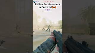 Italian Paratroopers in Enlisted 🔥🔥 [upl. by Ydnic806]