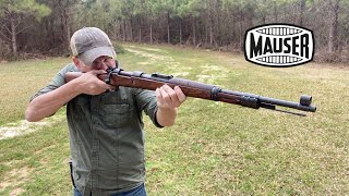 Shooting a German Kar98kK9898k Mauser [upl. by Nihs]