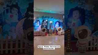 Space Theme Decoration for Kids Birthday Party Pune spacetheme galaxytheme [upl. by Meldoh]