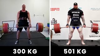 Road to 501 KG World Record  My BEST deadlifts 11 years of training [upl. by Niwled]