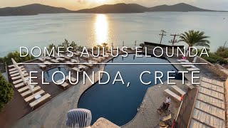 Domes Aulus Elounda Curio Collection by Hilton Elounda Crete tour 4K🇬🇷 [upl. by Anibla]