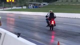 Postie Bike 14 mile drags Honda ct110 [upl. by Ausoj]