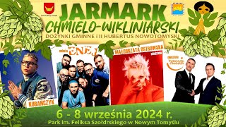 JARMARK CHMIELOWIKLINIARSKI 2024 w Nowym Tomyślu💚💛🔊📣🎼🎤⏯Video relacja📹👀 [upl. by Krid]