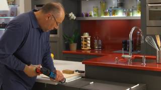 HowTo Fix a Kitchen Work Plate with UniBond No More Nails Waterproof  BampM Stores [upl. by Nylaj]