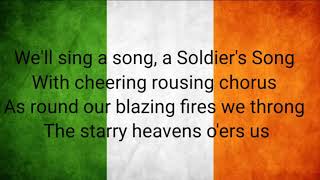 Ireland National Anthem With Lyrics  English Version [upl. by Curr]