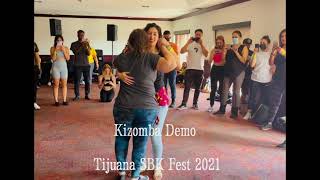 Kizomba Demo Galitzine y Lucia Nogueira at TijuanaSBKFest [upl. by Livia989]