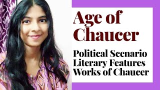 Age of Chaucer Summary  History of English Literature [upl. by Harahs]