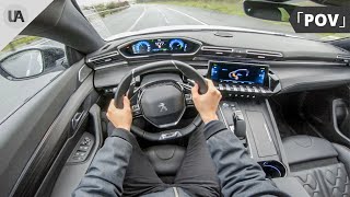 2020 PEUGEOT 508 SW HYBRID PLUGIN 225 HP eEAT8  4K POV TEST DRIVE [upl. by Nomra934]