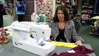 Sew a Blind Hem Stitch on a Home Sewing Machine  Sewing Tutorial with Angela Wolf [upl. by Llerrod987]