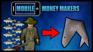 10 hours of minnow fishing  Mobile money makers OSRS 2021 [upl. by Ibrahim]