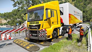 Trucks vs Speed Bumps  BeamNGdrive [upl. by Abrams103]