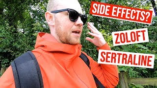 Sertraline  FIVE Side Effects for first 2 weeks of Zoloft [upl. by Hesther]