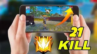 21 💪 kill  Solo Vs Squad  🪂  Full Gameplay  ➡️📱 POCO X6 PRO 🔥 FREE FIRE GAMEPLAY 👍 [upl. by Liw13]