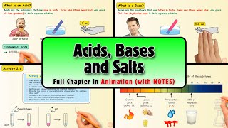 Acids Bases and Salts Class 10  One Shot Full Chapter in Animation  Class 10 Science Chapter 2 [upl. by Akirat419]