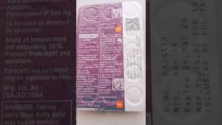 paracetamol first release tablet 500 mgcalpol 500 mg tablet [upl. by Tombaugh652]