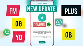 Gb Whatsapp new version Dawnload Fm GB Yo WhatsApp New Update Coming SoonGb whatsapp login problem [upl. by Heidt]