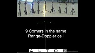 Altos Radar9 Corners in same Range Doppler cell [upl. by Saile]