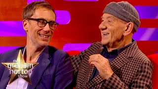 Sir Ian McKellen amp Stephen Merchant Geek Out Over Working With Each Other  The Graham Norton Show [upl. by Ayenat]