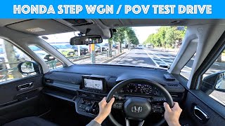 2023 Honda STEP WGN  Test Drive  POV with Binaural Audio [upl. by Oad]