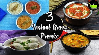 3 Instant Gravy Premix Recipe  3 Homemade Instant Gravy Powder  Red White Yellow Premixes Recipes [upl. by Hadrian528]