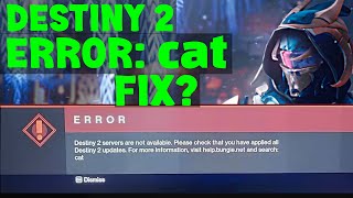 Destiny 2 Servers Are Not Available Destiny 2 Update on Maintenance [upl. by Brunelle]