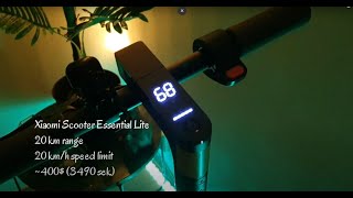 Xiaomi Electric Scooter Essential Unboxing and Setup [upl. by Malvino]