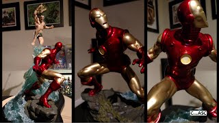 Namor VS Iron Man Polystone Diorama Statue by Sideshow Collectibles [upl. by Goldfinch]