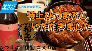 ひつまぶし稲生【Hitsumabushi】名古屋エスカで名物グルメを食べてきました [upl. by Ancalin]