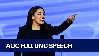 2024 DNC AOC full speech at Democratic National Convention  KTVU [upl. by Bull]