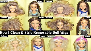 How I Clean amp Style Doll Wigs [upl. by Bohun51]