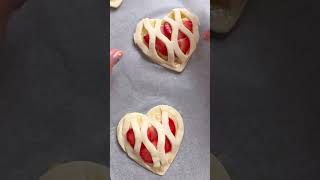 Lattice Strawberry Tart filled with creamy frangipane and sweet strawberries [upl. by Alderman]