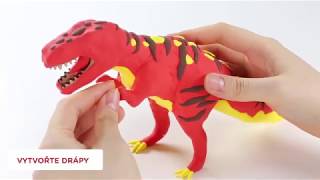 Dinosauři  Tyrannosaurus Rex  Albi Crafts [upl. by Shulock]