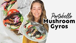 Portobello Mushroom Gyros Vegetarian Gyros [upl. by Larok]