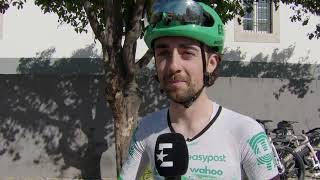 Ben Healy  Interview at the start  Stage 5  Volta ao Algarve em Bicicleta 2024 [upl. by Coulter]