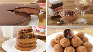 4 Easy Nutella Dessert Recipes [upl. by Beeson219]