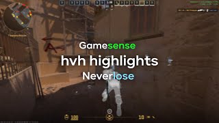 cs2 hvh highlights ft gamesensepubneverlosecc 18 [upl. by Rutledge]