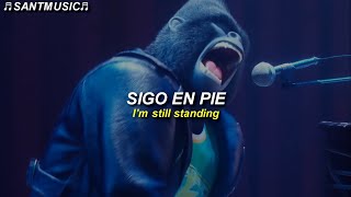 Taron Egerton  Im Still Standing Sing  Soundtrack  Subtitulada al Español  Lyrics [upl. by Tasiana]