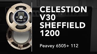 Sheffield 6505 VS Celestion Vintage 30  Peavey 6505112 [upl. by Seth275]