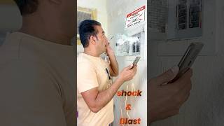 Electric board blast 💥 Board me dhamaka shorts comedy trending [upl. by Adnarom]