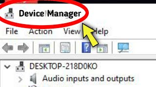 Windows 10  Device Manager Setting Dell Laptops [upl. by Lennie]