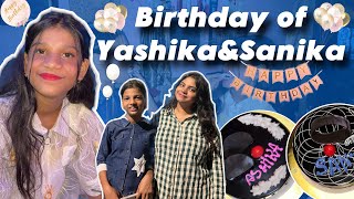 Birthday Vlog Of My Sister’s  SanikaampYashika Birthday Harshada Surve [upl. by Atinomar]