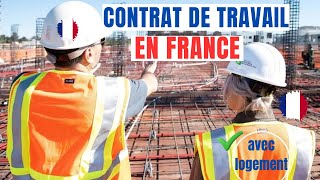 OFFRE DEMPLOI EN FRANCE POUR MAÇONS QUALIFIÉS AVEC LOGEMENT INCLUS paris france workpermit 99 [upl. by Aelrac]