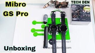 Mibro GS Pro Calling Smart Watch Unboxing amp First Look Video 2023 Future Tech BangladeshTech Den [upl. by Wayne]