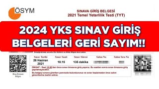 2024 YKS Sınav Giriş Belgesi GERİ SAYIM ⏳ [upl. by Eward693]